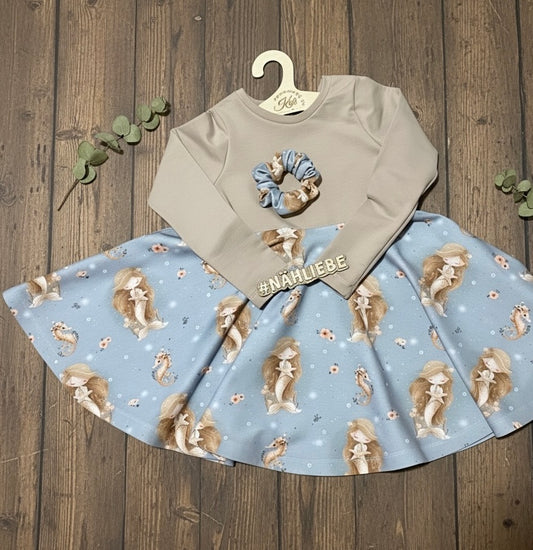 Little Mermaid | Mermaid fabric by the meter | Children's fabric