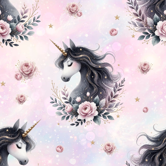 Sternenschweif | Einhorn Stoff Meterware | Kinderstoff