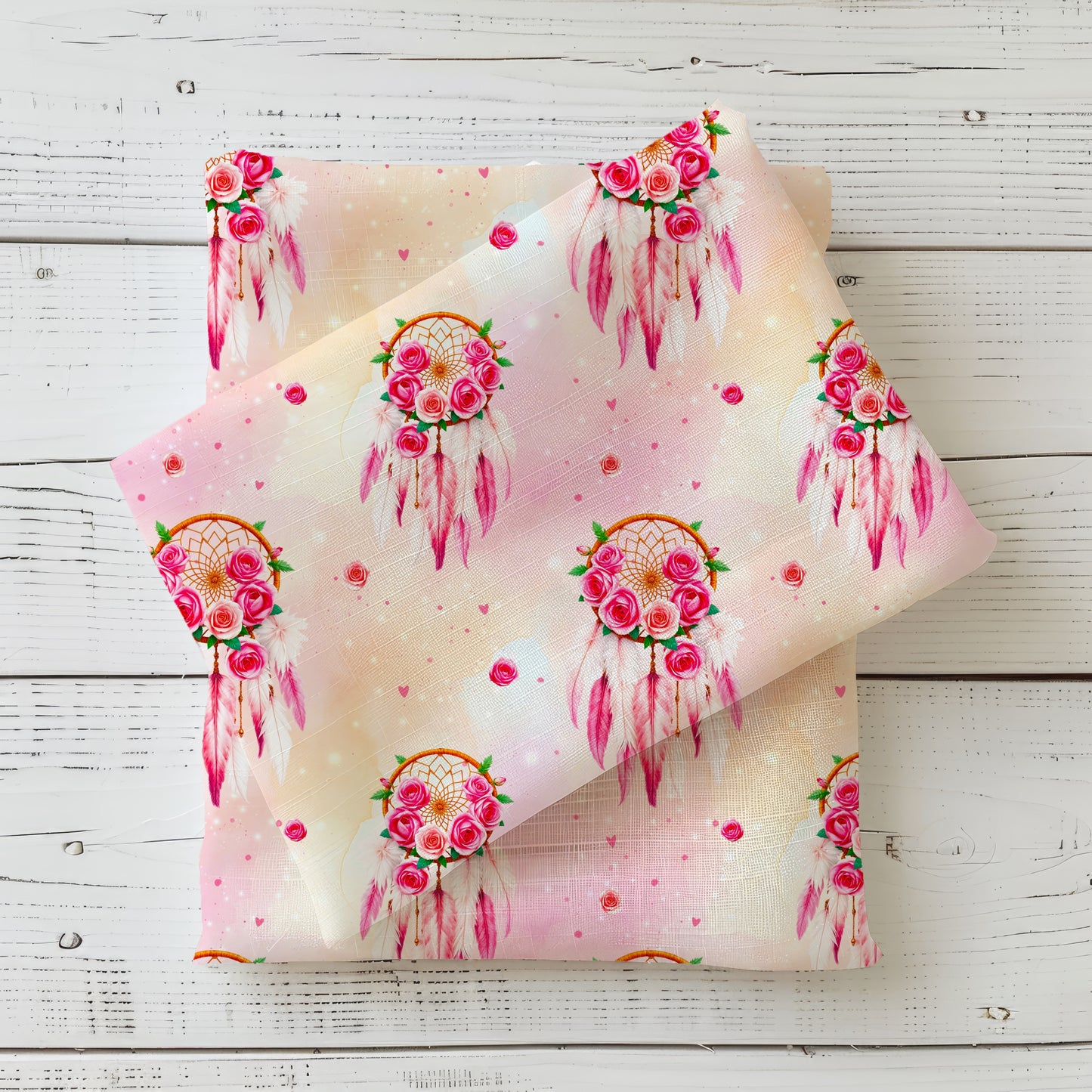 Rosen Traumfänger | Blumen Stoff Meterware