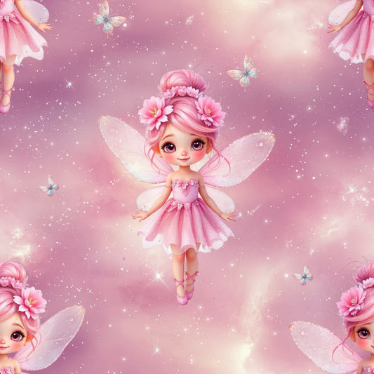 Blumenfee | Feen Stoff Meterware | Kinderstoff