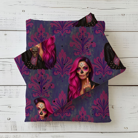 Jersey Fabric 0.5m by the meter "Viva La Rebel" Baroque Edition