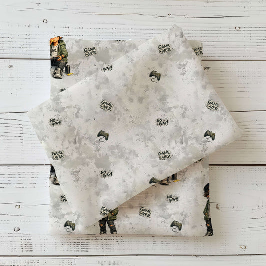 Jersey | Rib Jersey | French Terry Combination Fabric "Urban Gamer" Ice Edition