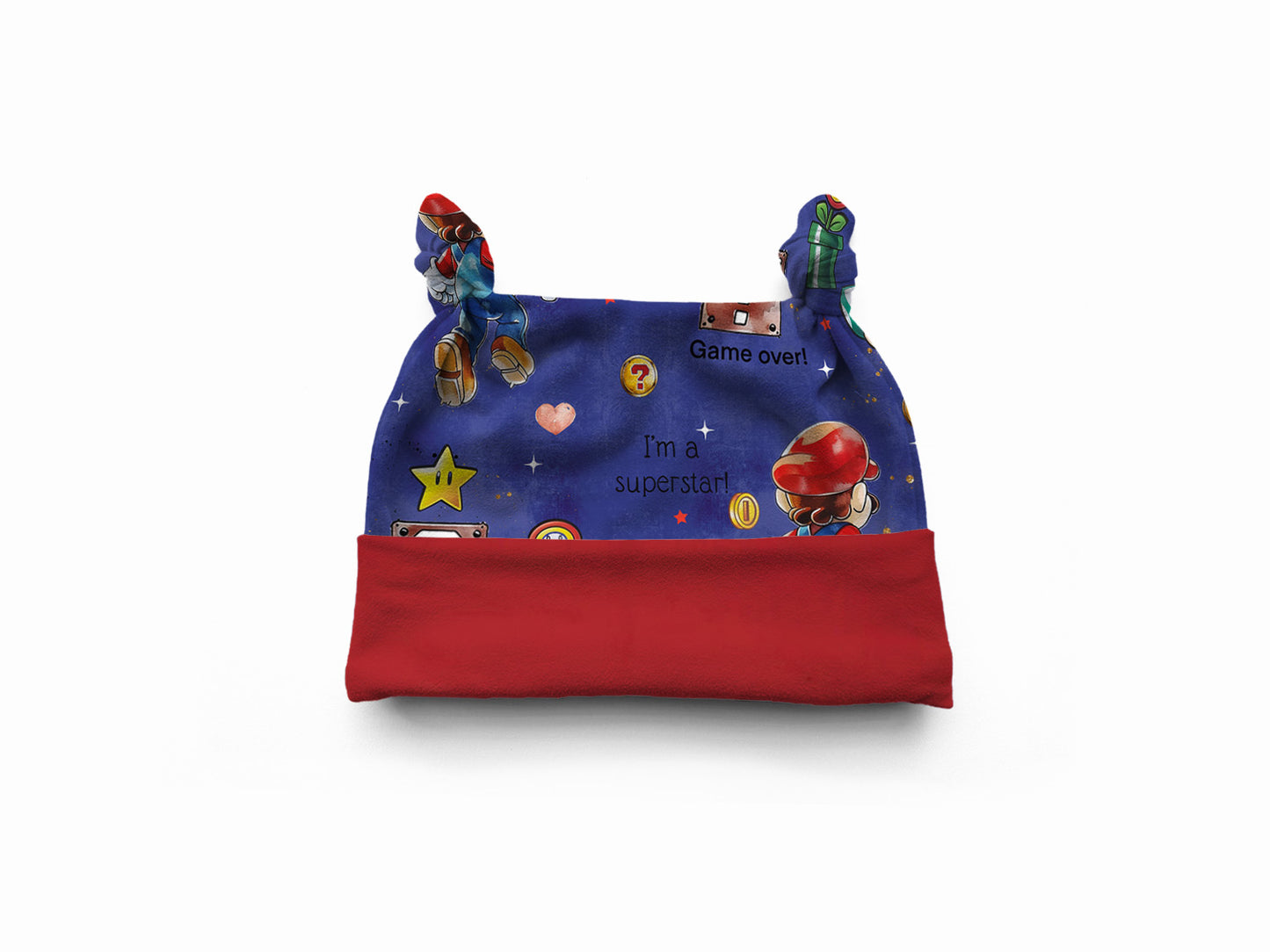 Pumphose Baby Super Boy handgenäht | French Terry Set personalisiert