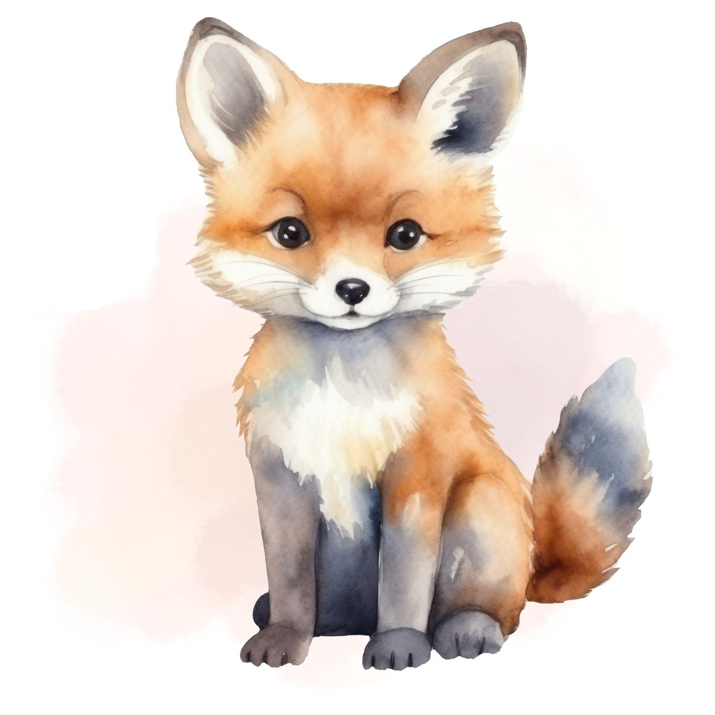 Fox Kids Iron-On Transfer | DTF Transfer for Clothing & Accessories