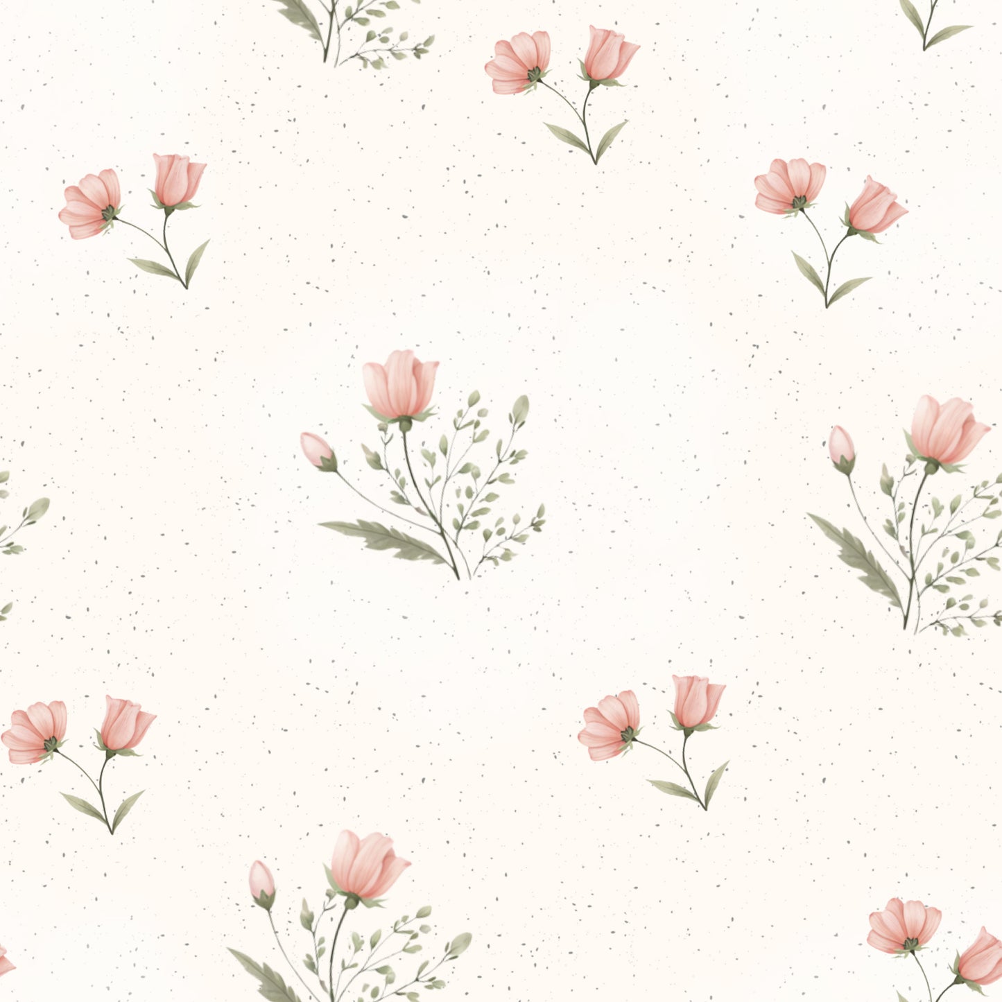 Kinderstoff Blütenzauber Jersey Rib Jersey French Terry Meterware mit zartem Blumenmuster