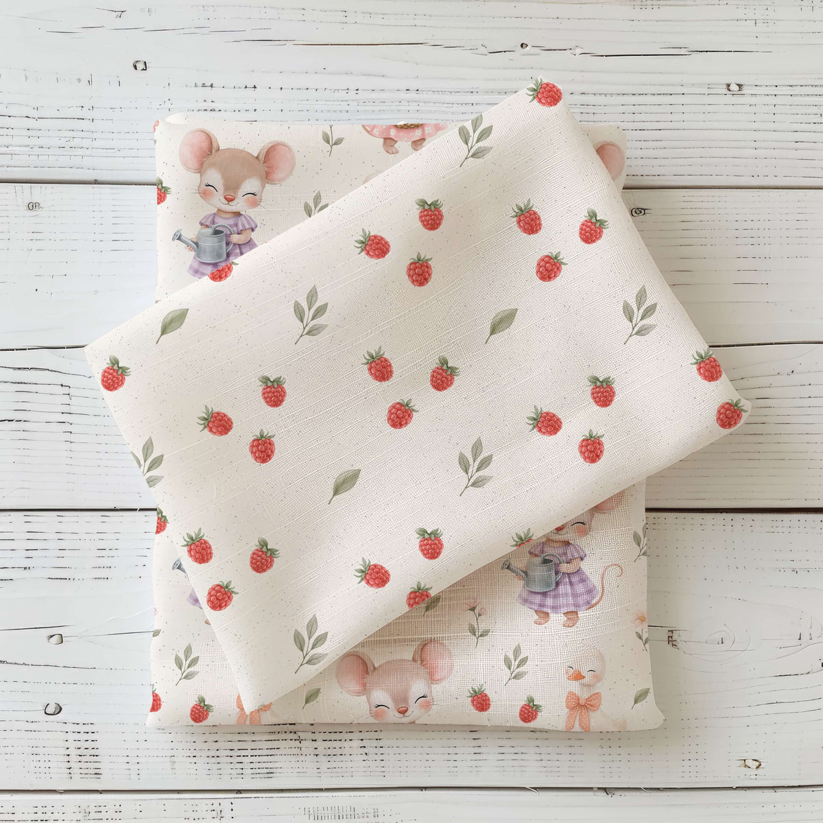 Raspberry Republic Softshell Raspberry Softshell Fabric by the Metre | water-repellent children's ...